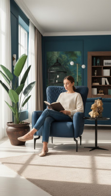 Sillón de lujo de una plaza, asiento tapizado de diseñador en tela moderna.