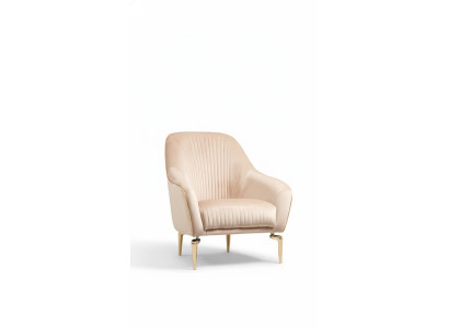 Silla individual de lujo, asiento acolchado, diseño de tela para asiento, moderno.