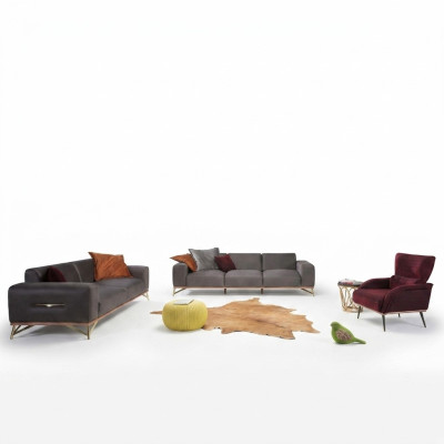 Sofá conjunto de sofá silla sofás conjunto completo de sofá juego de asientos tela