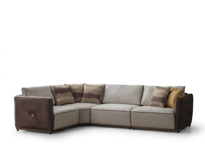 Sofá esquinero Sofás en forma de L Sofá esquinero Sala de estar Diseño de esquina de lujo Muebles de sofá