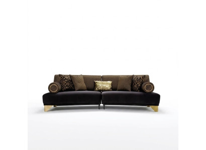 Sofá de tres plazas 3 plazas Sofás de lujo Sofá de tela para sala de estar 260cm Muebles