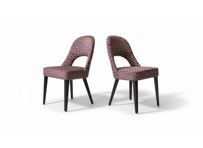 Silla de comedor de lujo, silla de cocina, silla de respaldo de tela para sillas de comedor de madera nueva.