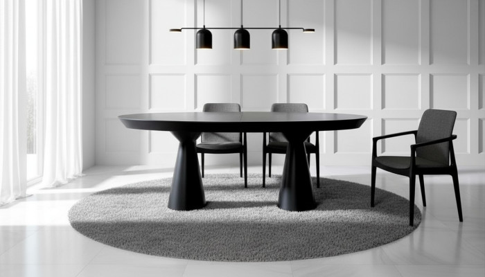 Mesa de comedor Mesa Tablas Muebles de comedor Tablas Mesa de madera Mesa Madera Lujo