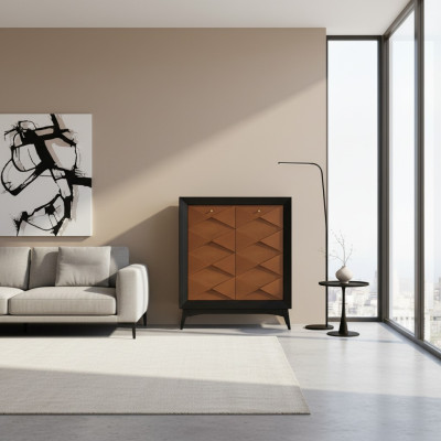 Cómoda Armario Aparador Clásico de lujo Cómodas Armarios de madera Comedor Nuevo