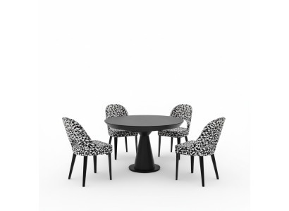 Silla de comedor Silla Sillón Asiento 1 asiento Sillón tela Moderno Comedor Madera