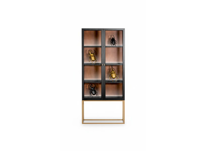 Vitrina armarios vitrinas armario madera vidrio muebles diseño sala de estar mueble de cristal