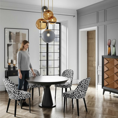 Grupo de comedor Rincón de comedor Mesa de comedor Comedor Mesa Silla Mesa Madera Juego 5 piezas