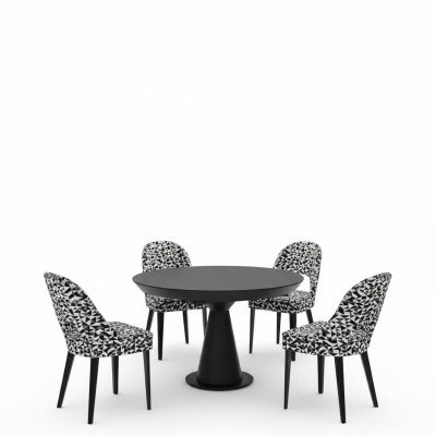 Grupo de comedor Rincón de comedor Mesa de comedor Comedor Mesa Silla Mesa Madera Juego 5 piezas