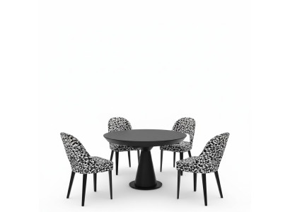 Grupo de comedor Rincón de comedor Mesa de comedor Comedor Mesa Silla Mesa Madera Juego 5 piezas