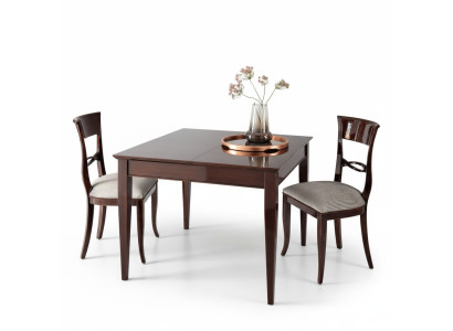Mesa de comedor Mesa de comedor Mesa de alto brillo Mesa de madera Rincón de comer Comedor Extensible Nuevo