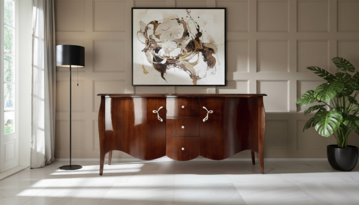 Mueble de alta calidad aparador armario de lujo armarios sala de estar madera marrón nuevo