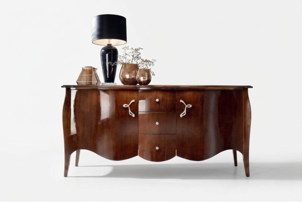 Mueble de alta calidad aparador armario de lujo armarios sala de estar madera marrón nuevo