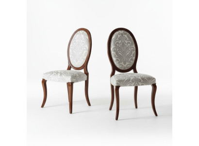 Silla de comedor de lujo Silla de cocina Silla de comedor Sillas Tela Asiento de madera Marrón.
