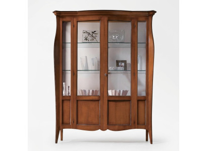 Vitrina armarios vitrinas armario madera vidrio muebles sala clásico aparador