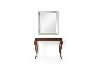 Mesa de consola de madera de lujo de color marrón, diseño clásico nuevo