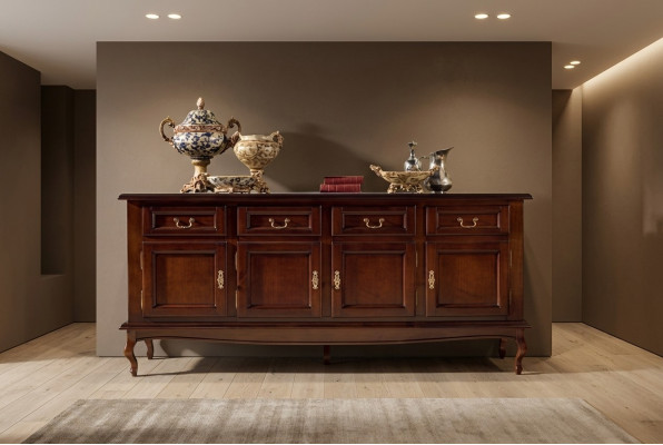 Mueble cómoda armario cómodas armario madera sala de estar xxl aparadores marrón