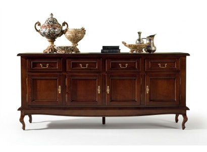 Mueble cómoda armario cómodas armario madera sala de estar xxl aparadores marrón