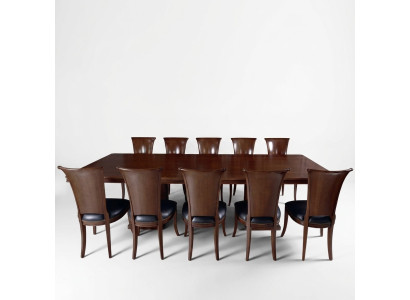 Mesa de conferencia de alta calidad, juego de mesa 10 sillas muebles madera mesas oficina lujo
