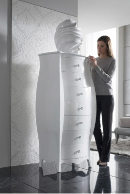 Lujo cómoda armarios cómodas madera dormitorio diseño moderno blanco estilo grande