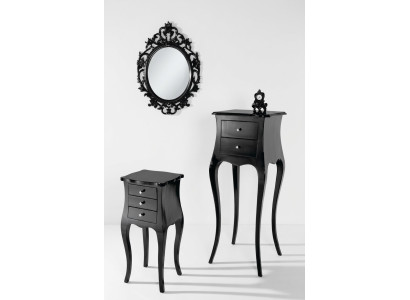 Mesita de salón Mesa de centro Mesas Sala de estar Lujo Negro Mesa Muebles clásicos.