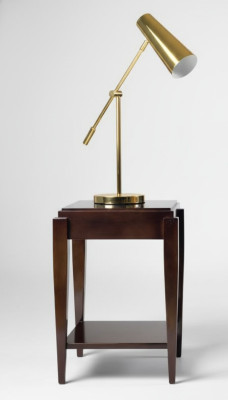 Mesa auxiliar Mesa de centro Mesas Sala de estar Lujo Marrón Mesa Muebles clásicos
