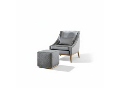 Grupo de sillones butaca, mesa auxiliar, mesa de centro moderna, conjunto de 2 piezas para la sala de estar.