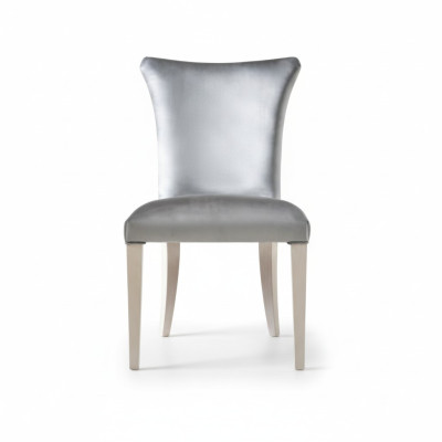 Silla de comedor silla asiento sillón sillas de comedor madera plata moderno lujo nuevo