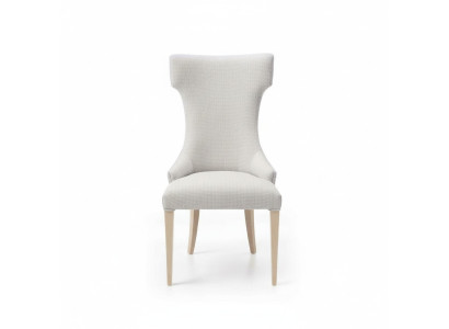 Silla de comedor Silla Butaca Sillón Sillas de comedor Madera Moderno Lujo Gris
