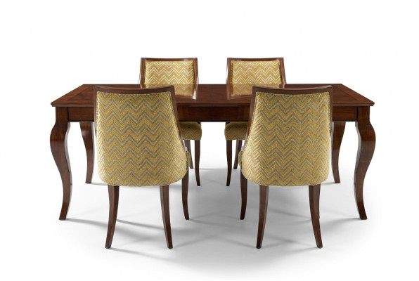 Mesa de comedor de alto brillo mesa de comedor mesas mesa de comedor marrón lujo comedor madera nuevo