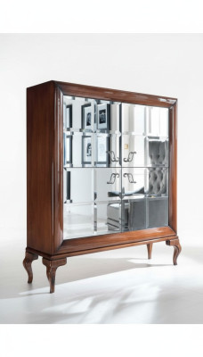 Cómoda Armarios Comodines Madera Lujo Aparador Muebles de Sala Armario Marrón