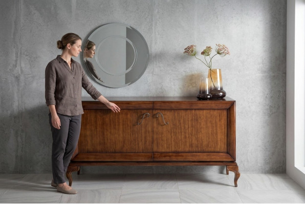 Marrón aparador cómoda gabinetes cómodas madera lujo sala de estar muebles armario