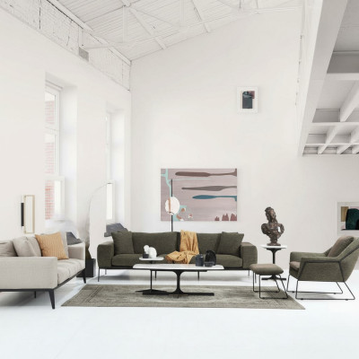 Juego de sofá moderno tres plazas, dos plazas, sillón, conjunto completo de muebles de sala.