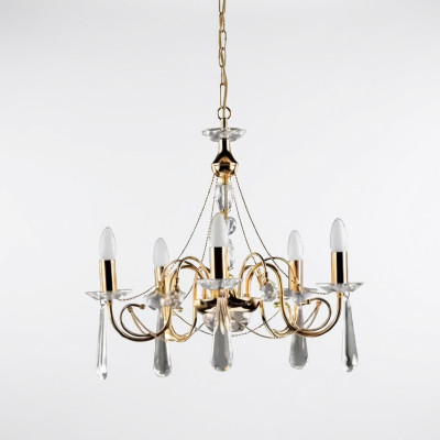 Candelabro de cristal lámpara colgante de lujo lámpara decorativa Lámpara de techo de cristal de lujo
