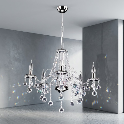 Lustre de lujo de cristal Lámpara de araña Lámpara de techo de lujo Lámpara de araña de lujo