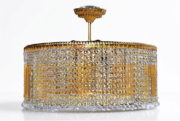 Lámpara de techo de lujo Lustre Lámpara de araña Lámpara de techo Lámparas Oro Iluminación