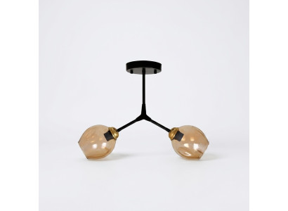 Lámpara de techo Lüster candelabro lámpara de techo lámparas vidrio moderno oro