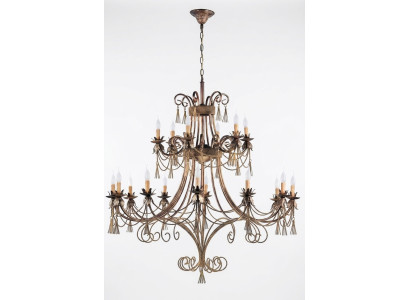 Lámpara de techo de lujo, candelabro XXL, lámpara de techo, lámpara de techo, lámpara dorada