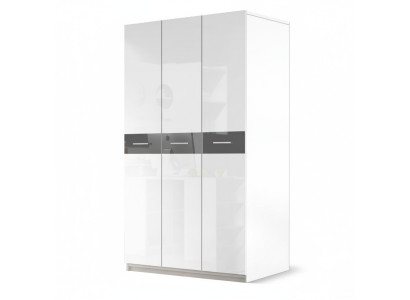 Armario armarios Armario de ropa brillante Armarios de ropa habitación de niños Gris Nuevo