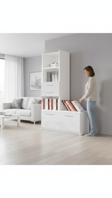 Mobiliario de habitación juvenil estante de habitación infantil mesa de estilo rústico de madera escritorio nuevo.