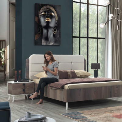 Mesitas de noche Grupos Camas Muebles de madera Muebles italianos Salón