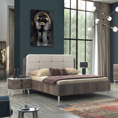 Mesitas de noche Grupos Camas Muebles de madera Muebles italianos Salón