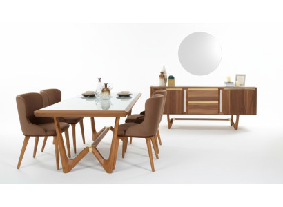 Grupo de comedor Mesa Mesas de 6 piezas Conjunto Nuevo Mesa de comedor 4 sillas Silla Conjunto de comedor