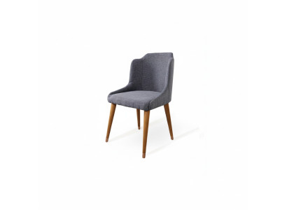 Silla de diseño de lujo de madera de una plaza, silla de madera para el comedor.