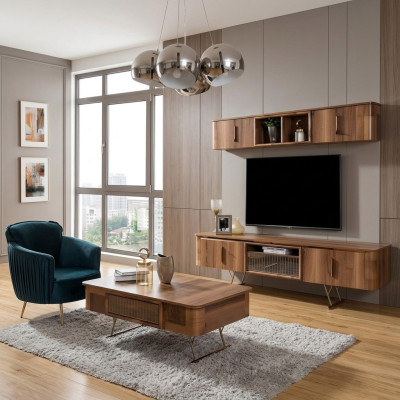mueble de TV mesa de TV diseño armario de TV pared de la sala mesa armario de TV bajo
