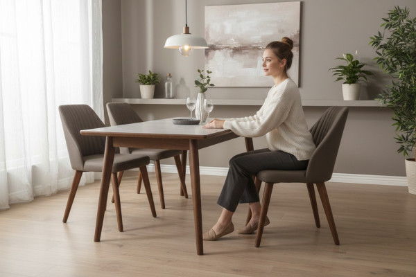Sala de estar Diseño textil Silla de lujo Sillón Tapizado Sillas 1x Butaca Muebles