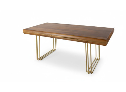 Mesa de comedor de madera en estilo italiano, mesas de comedor de lujo.