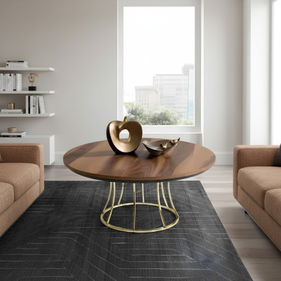 Mesa Muebles Lujo Madera Moderno Nuevo Mesa de centro Sala de estar Diseño