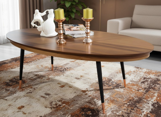 Mesa de café Mesa de centro Sala de estar Blanco Lujo Mesas de centro Diseño Mesas de madera