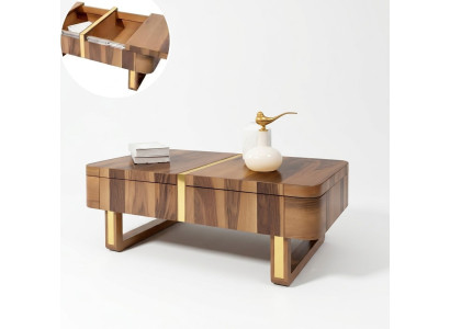 Sala de estar mesas de madera estilo de lujo mesita mesa de café mesa auxiliar