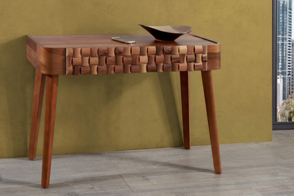 Mesa de consola Muebles Estilo Consola Tocador de estilo italiano Marrón Cómodas